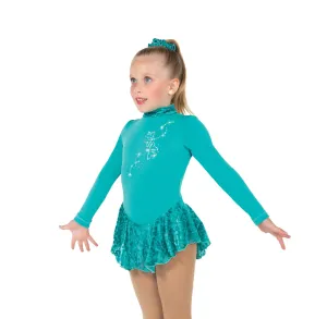 695 Figure Skating Flutter Fleece Dress