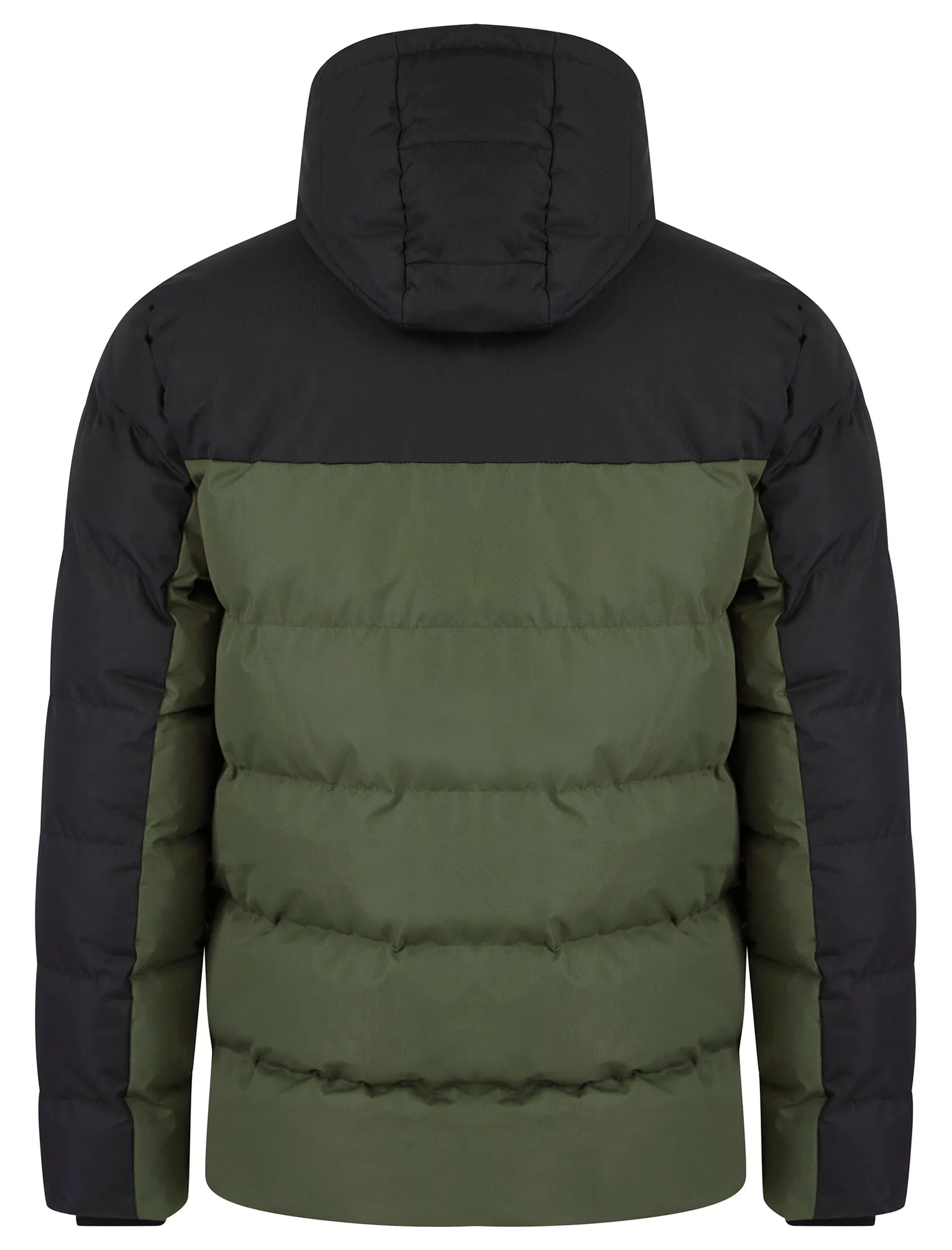 Abu Micro-Fleece Lined Quilted Puffer Jacket with Hood in Deep Depths Green - Tokyo Laundry