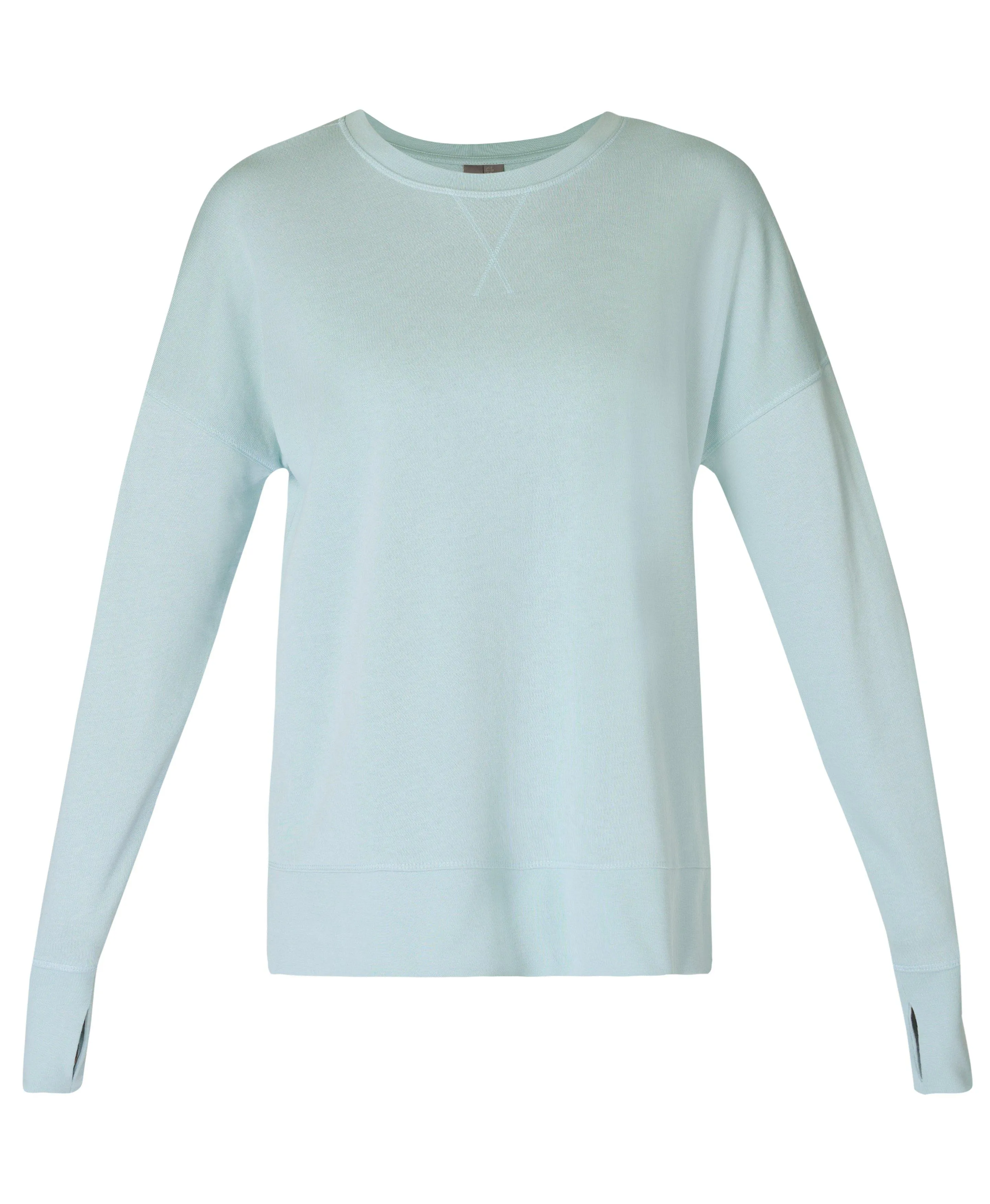 After Class Longline Sweatshir Sb8985 Muted-Teal-Blue