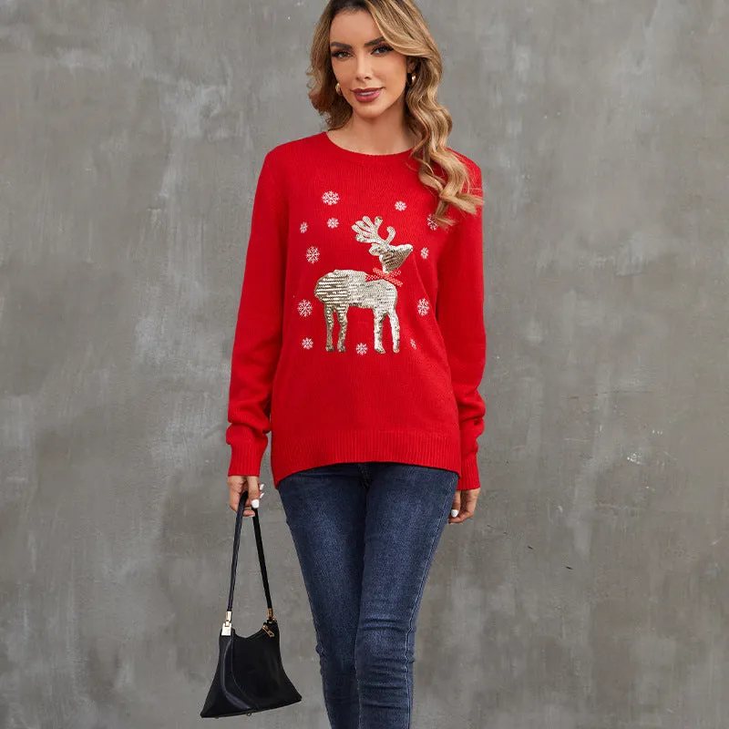 Aimee Christmas Knit Women Pullover