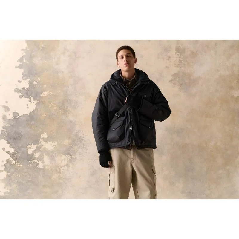 Barbour Weardale Worker Mens Wax Jacket - Navy