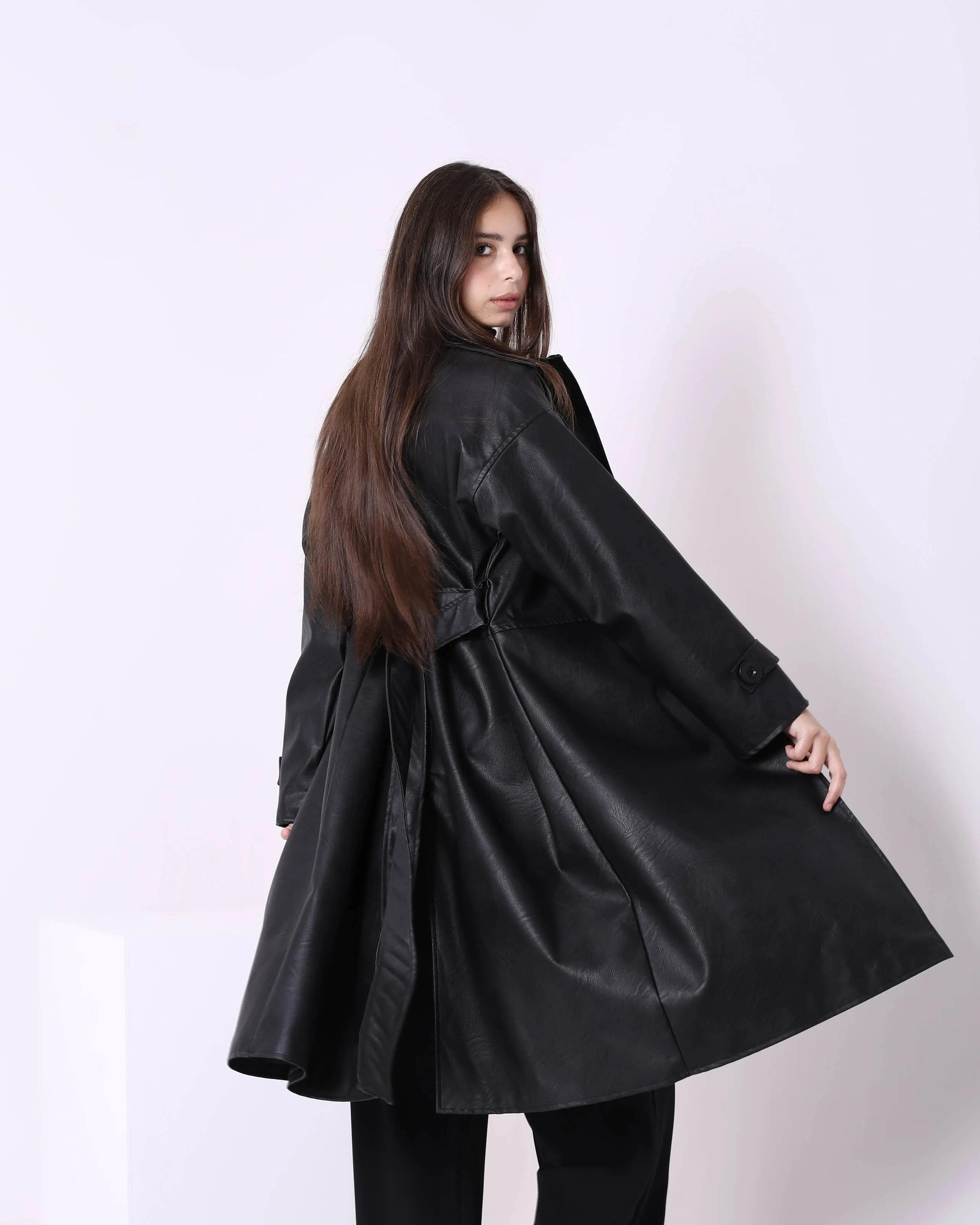 Belted Trench Coat (W712) - Just4Women