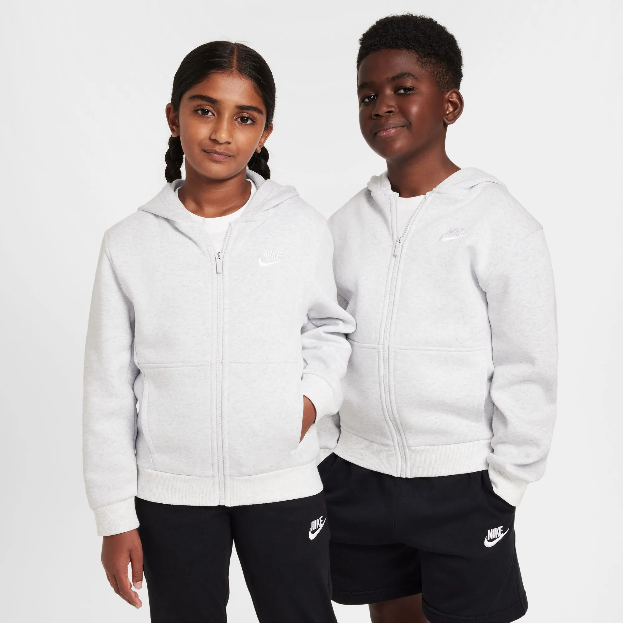 Boys'/Girls' Nike Youth Club Fleece Full-Zip Hoodie