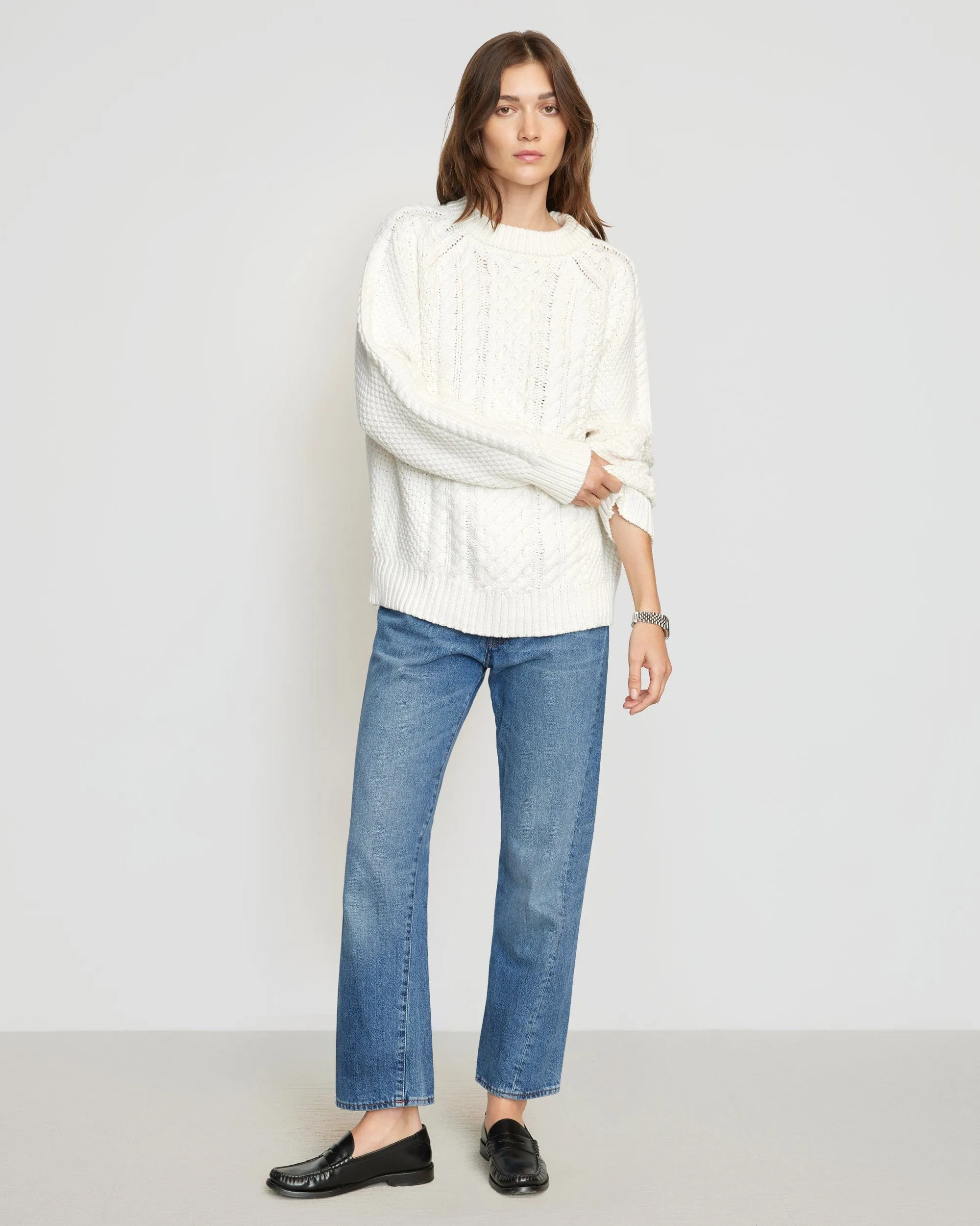 Brady Chunky Cable Knit Sweater