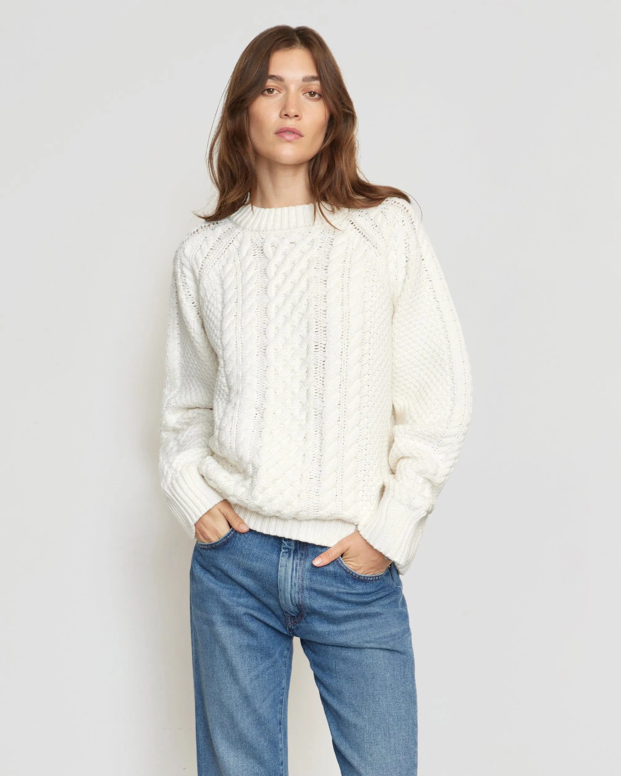 Brady Chunky Cable Knit Sweater