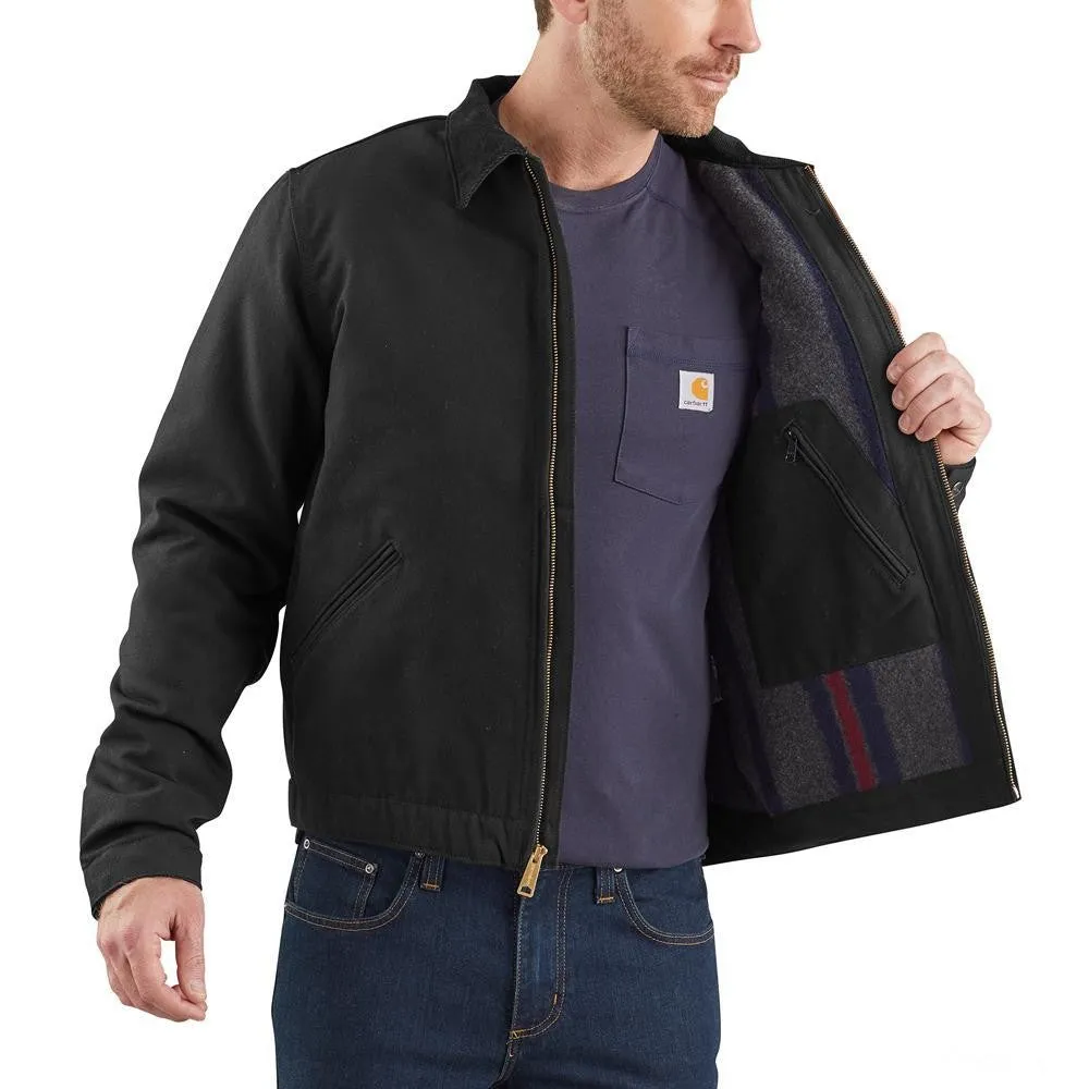 Carhartt Detroit Blanket Lined Jacket | Black