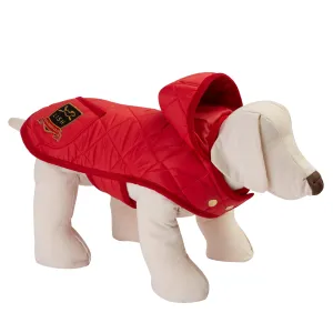 Chigwell Quilted Red Luxury Dog Coat