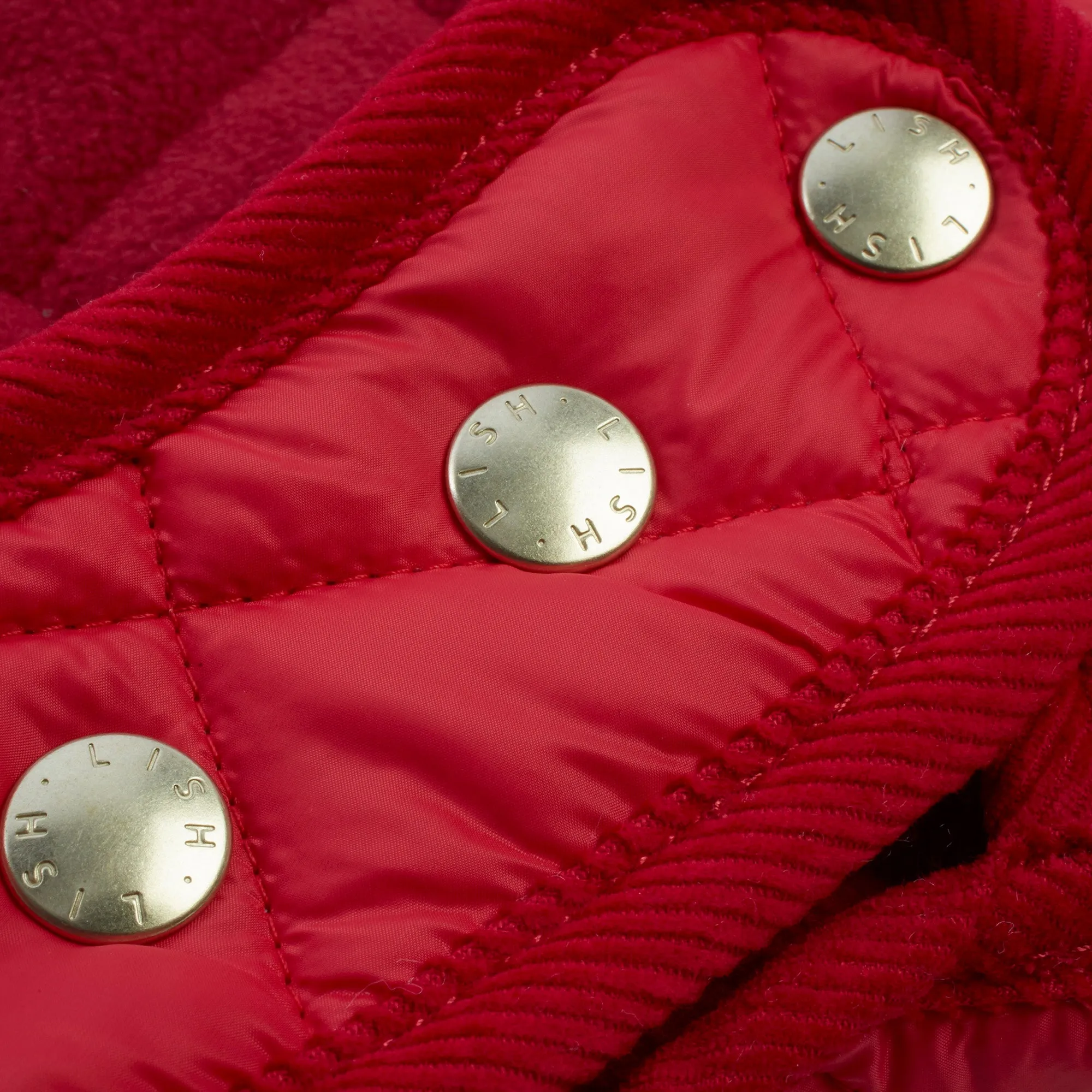 Chigwell Quilted Red Luxury Dog Coat