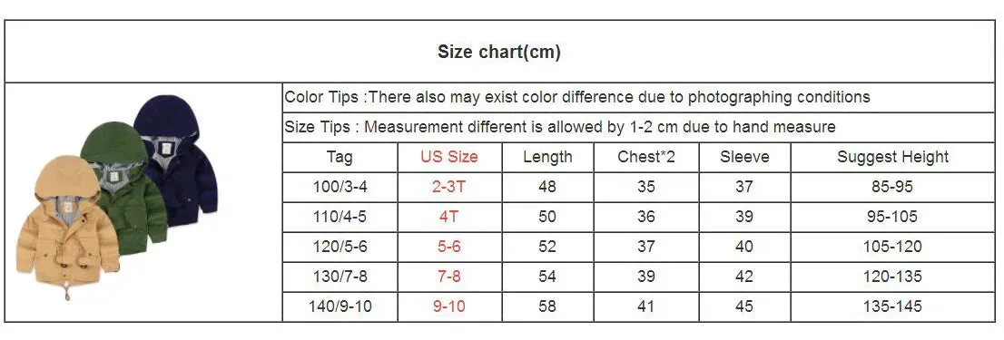 Children Winter Fleece Outdoor Jackets for Boys Hooded Warm Kids Boy Outerwear Windbreaker Fall Baby Boy Coats