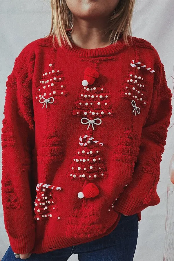 Christmas Pom-Pom Sweater