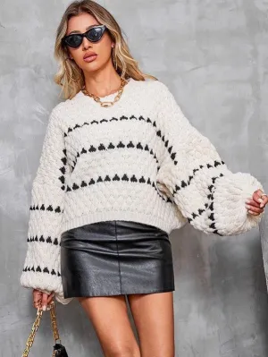 Chunky knit sweater