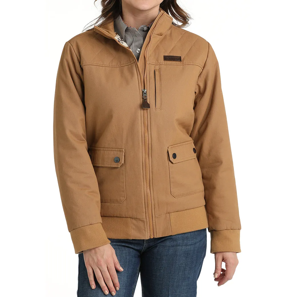 Cinch Women's Canvas Bomber Jacket