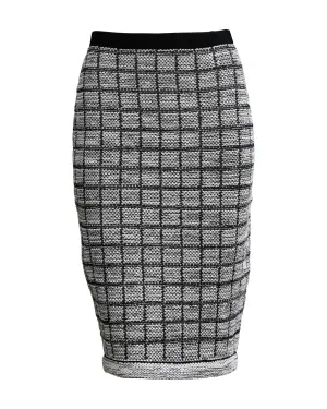 D.Exterior Knitted Pull On Skirt 50546 2NERO