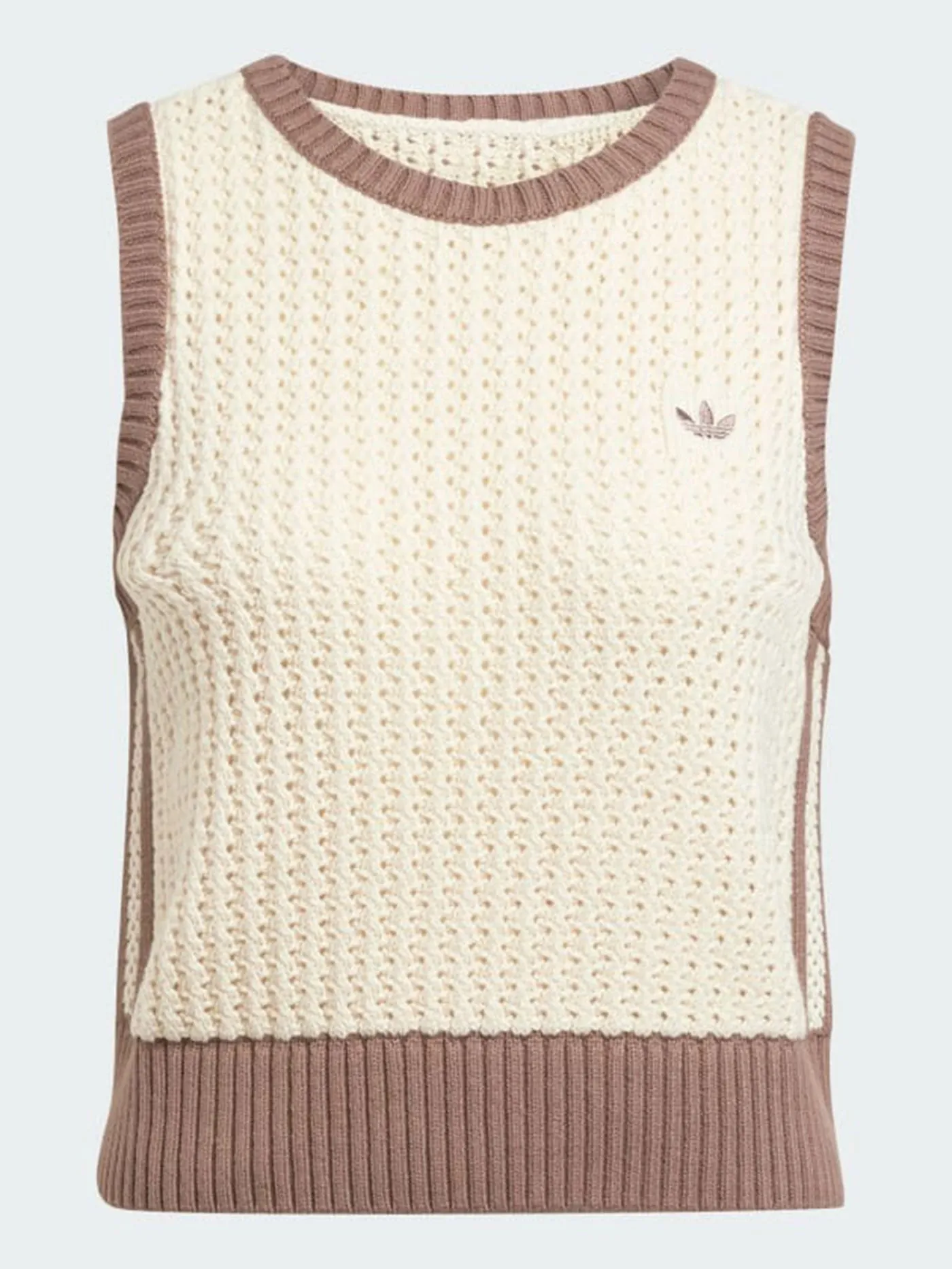 Knitted Vest Wonder White Tank Top