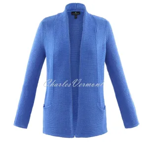 Marble Longline Cardigan – Style 6028-190 (Azure Blue)