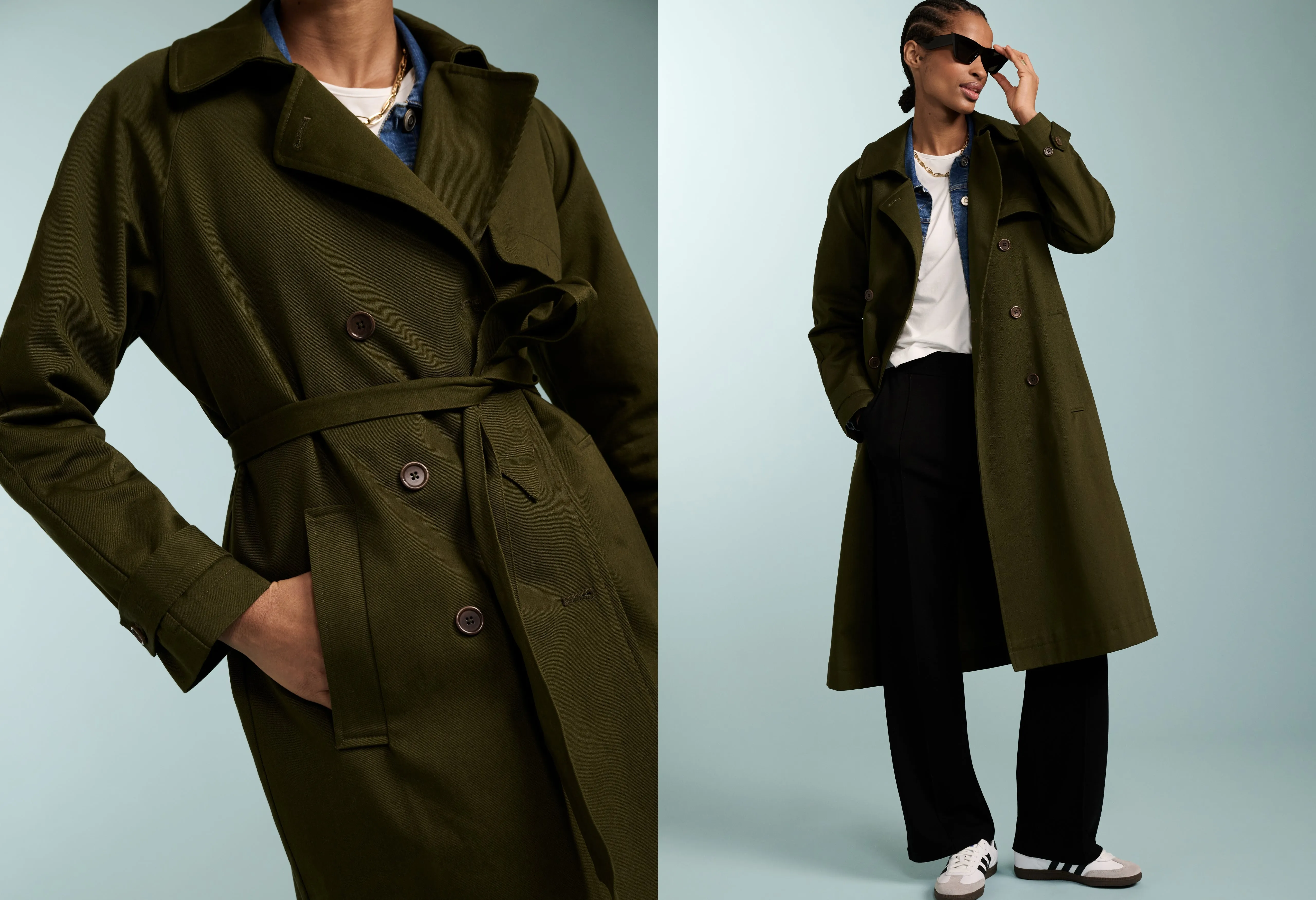 Marlee Organic Cotton Trench