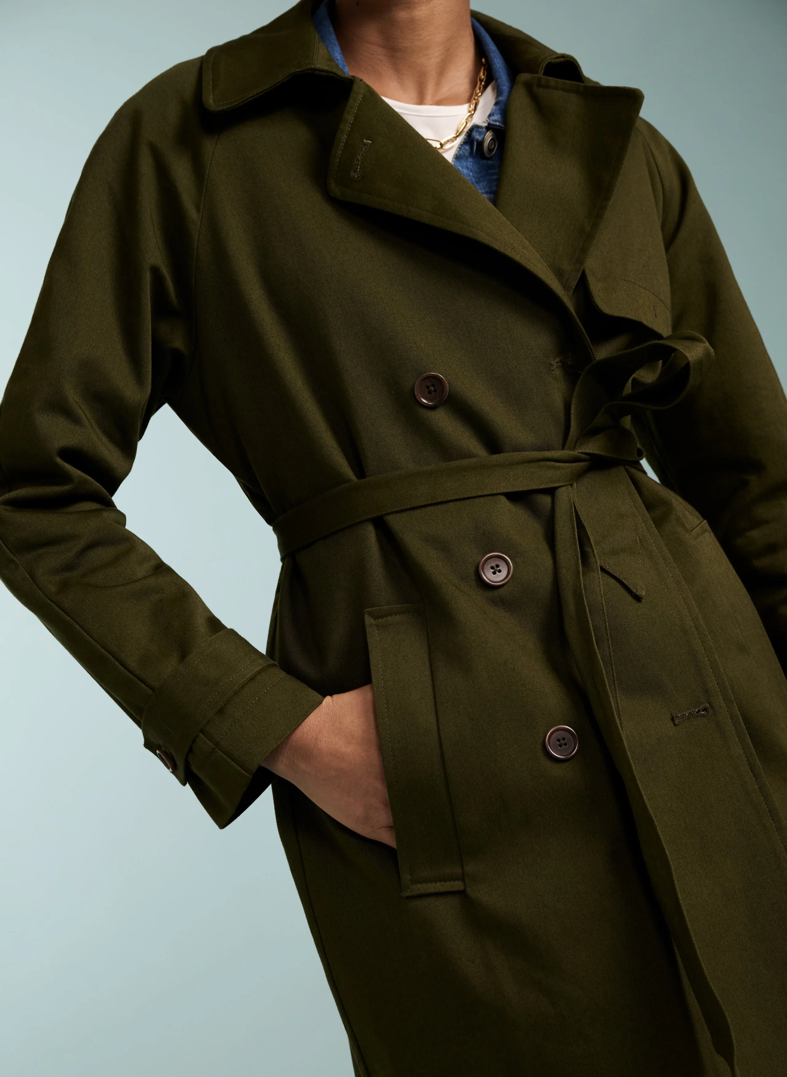 Marlee Organic Cotton Trench