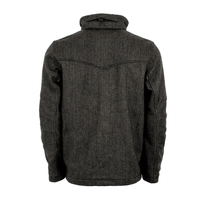 Men's Stone Jacket - Black Herringbone