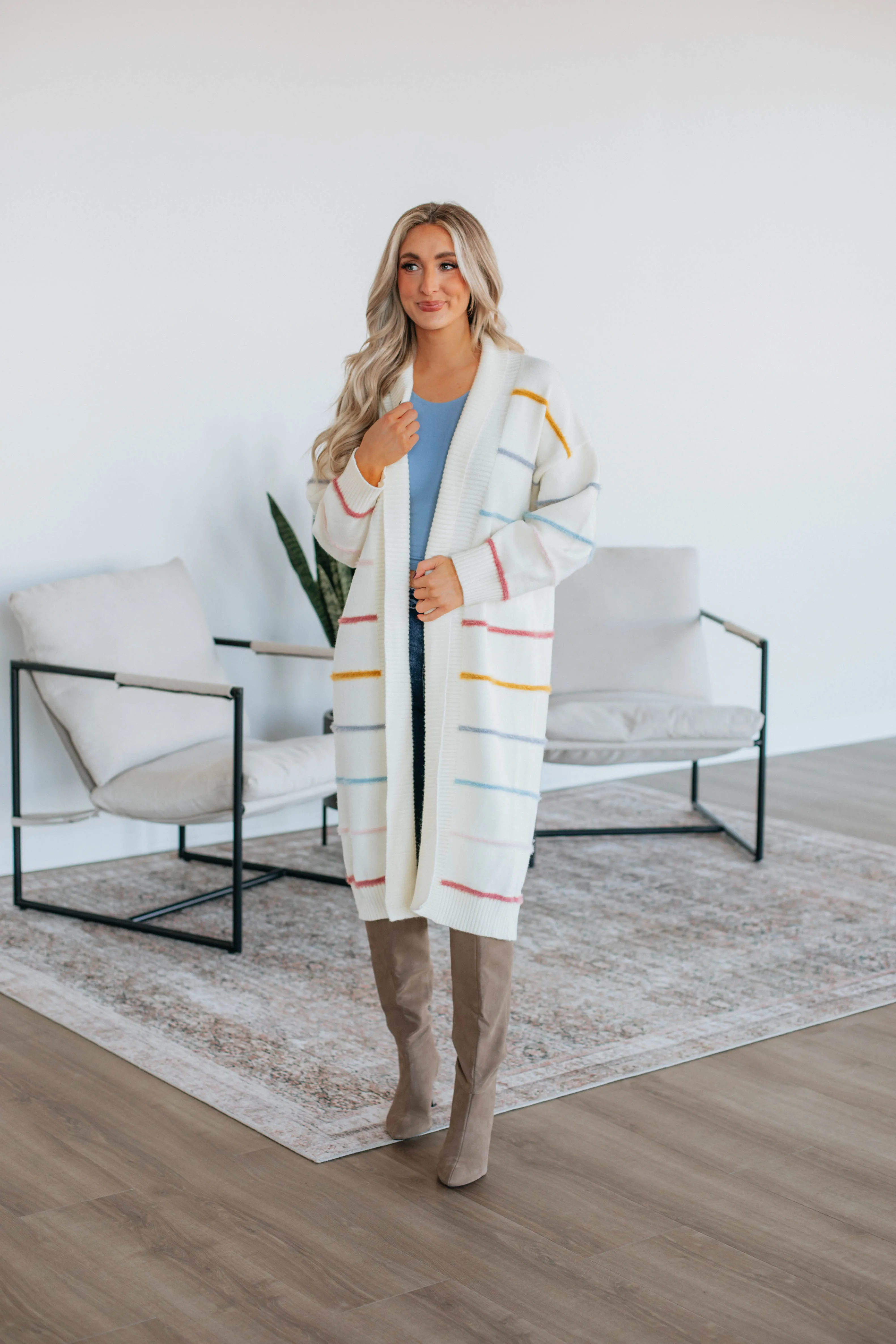 Myah Striped Cardigan