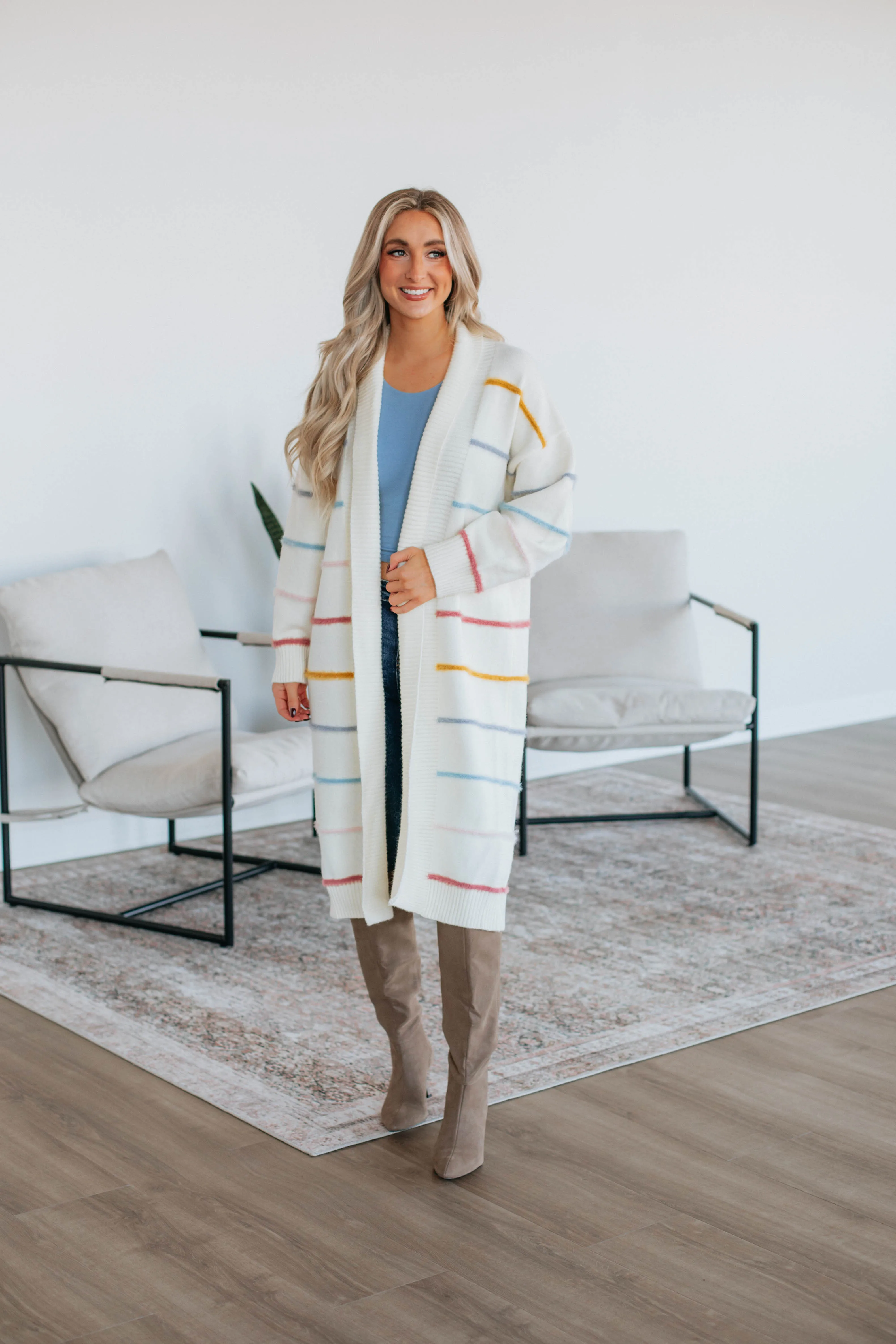 Myah Striped Cardigan