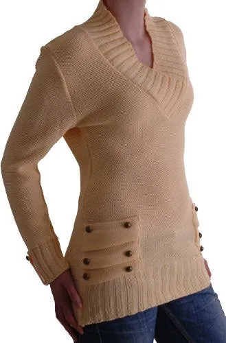 Nebraska V Neck Knitted Jumper