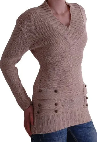 Nebraska V Neck Knitted Jumper