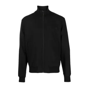 OFF-WHITE Quote Wool Slim Tracktop in Black