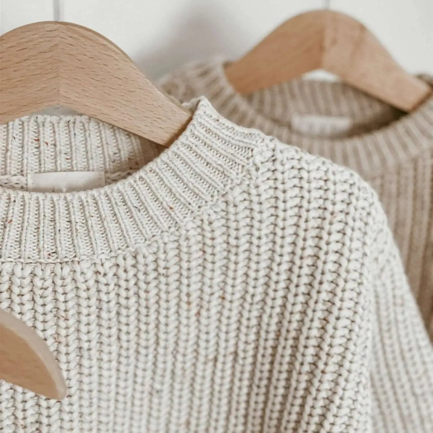 Oversized Cotton Winter Sweatersuits & Baby Cable Knit Sweaters