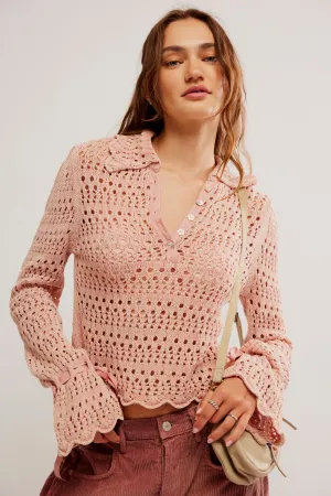 Pointelle Pullover