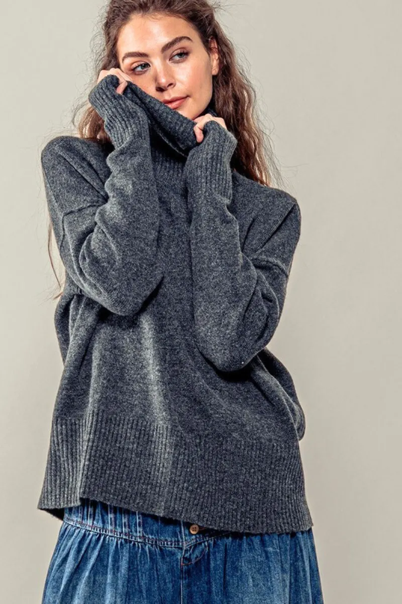 Polished Embrace Turtle Neck Sweater