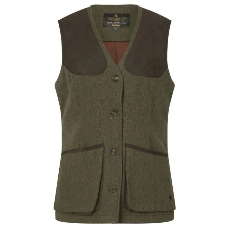 Seeland Hillside Harriet Ladies Waistcoat - Moss Green