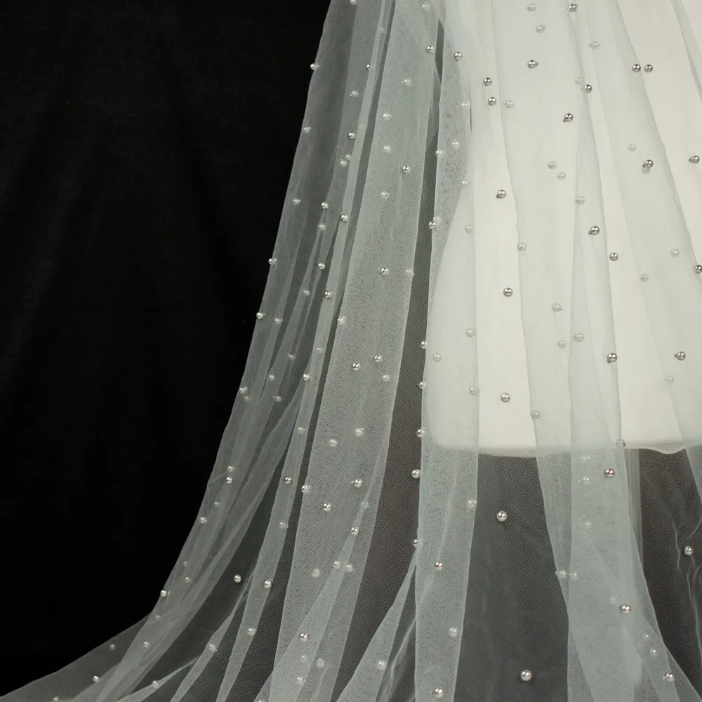 Soft Tulle Pearl Netting