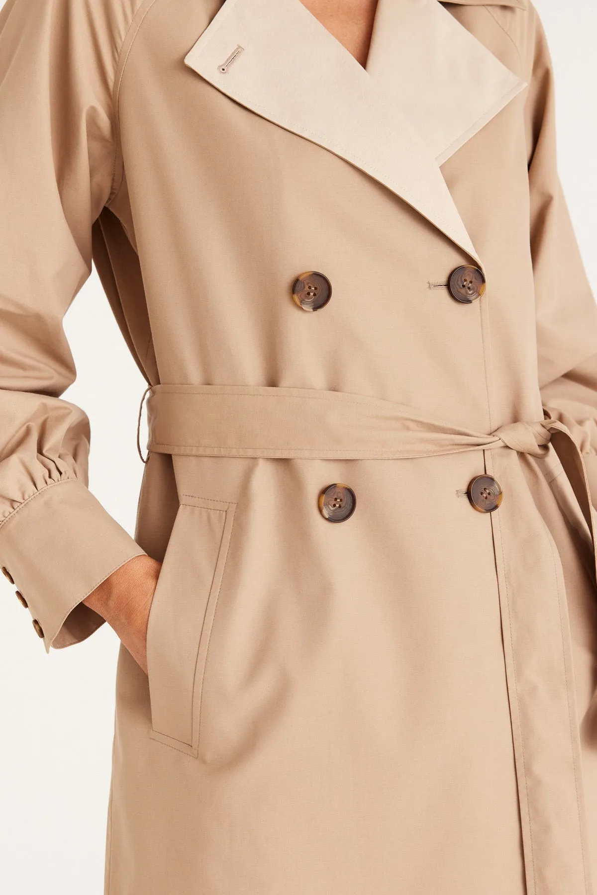 Spring Trench Coat - Latte