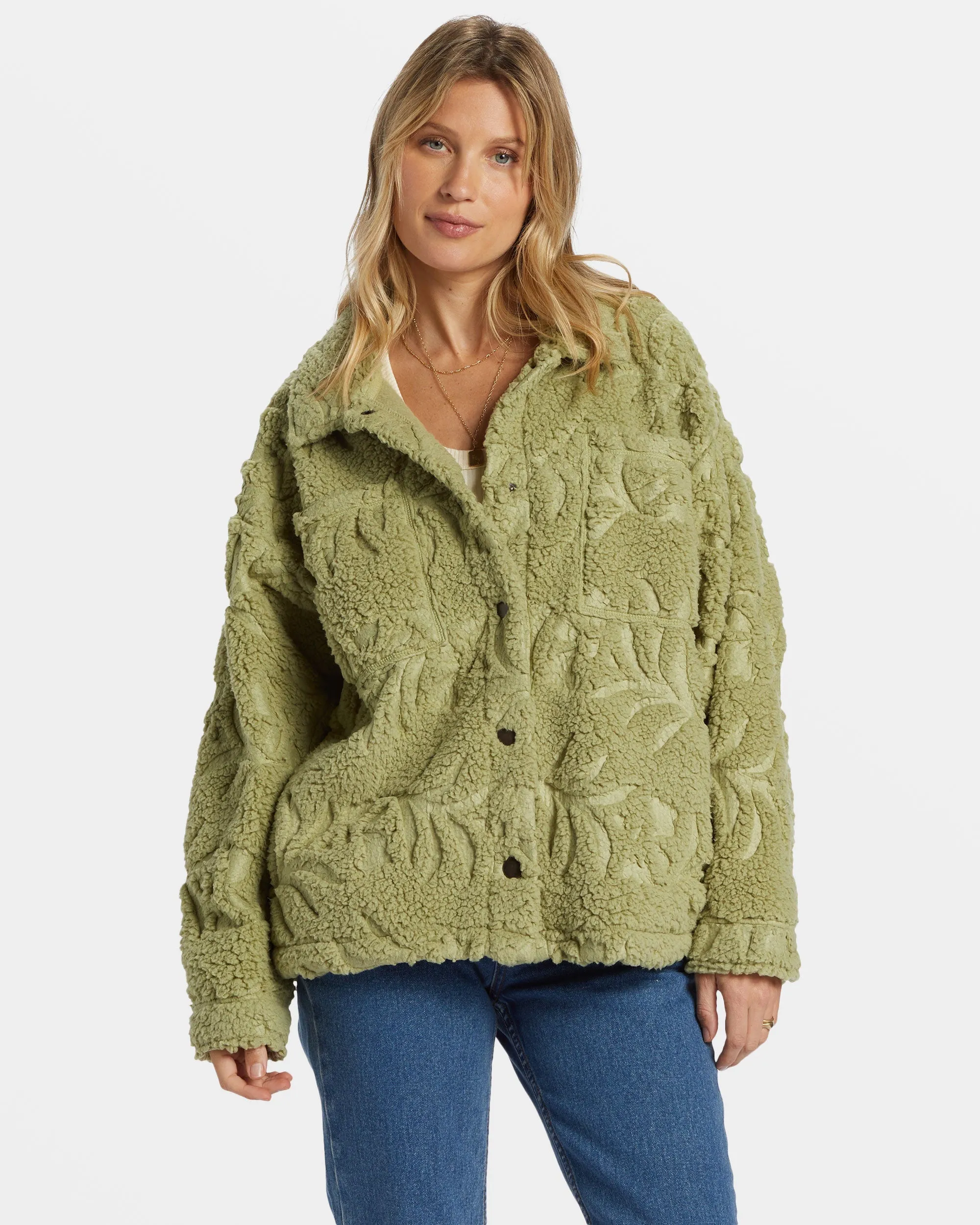 Sundown Sherpa Jacket - Avocado